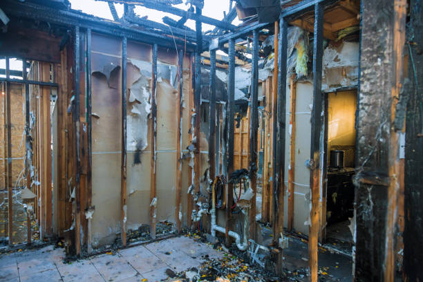 Professional Emergency Fire Cleanup technician working in Clayton, OH